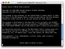 GNU Screen screenshot
